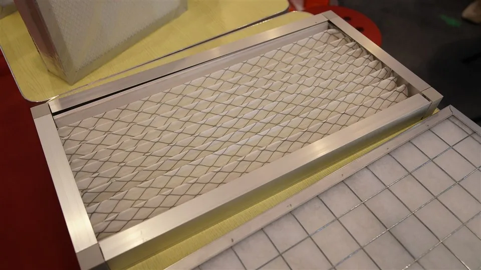 Pannell personalizzat ippjegat qabel 20 * 20 * 1 24 * 24 * 1 Frame tal-aluminju Arja li jista 'jinħasel filtru tal-metall
