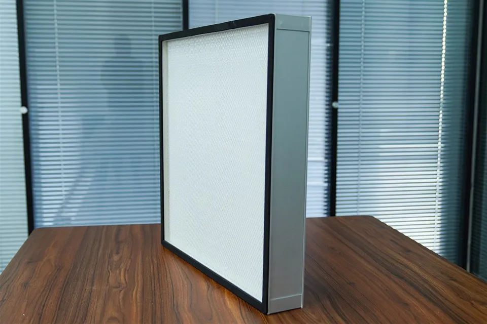 Filtru ta' l-Ajru ta' Effiċjenza Għolja mill-Manifattur Dirett b'Djar tal-malji tal-metall reżistenti għas-sħana H14 Filtru ta' Effiċjenza Għolja FFU mhux maqsum